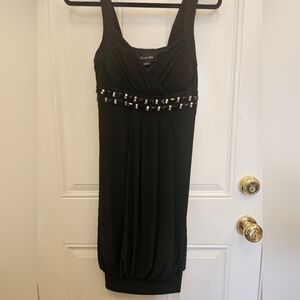 Y2k, 2000s, vintage, retro, dress, bubble, party, casual, black